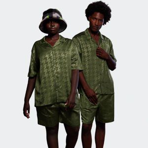 NWT IVY PARK x adidas Halls of Ivy Satin Shirt - L